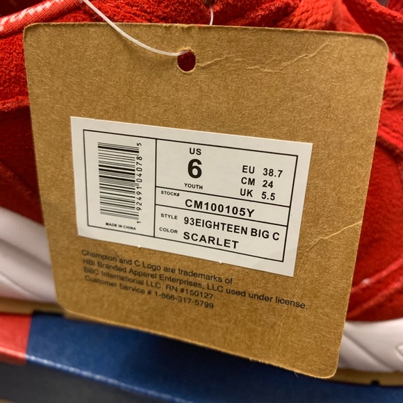 Red Champion Sneakers - Picture 6 of 7